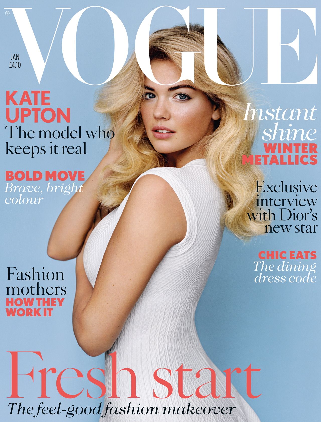 Kate Upton in Vogue UK - January 2013